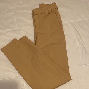 Old navy, size 0, never worn, Pixie High Rise, Secret Slim Pockets, Tan color